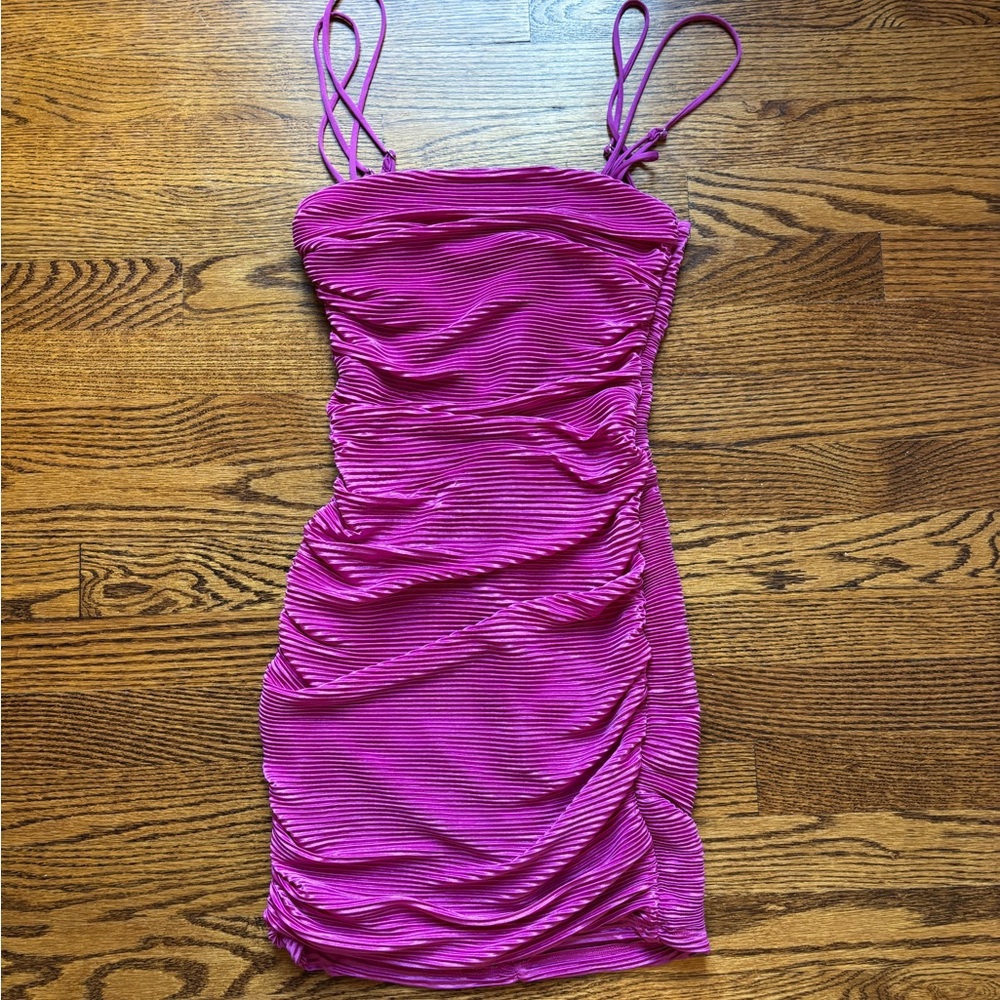 Lucy in the Sky bodycon purple dress